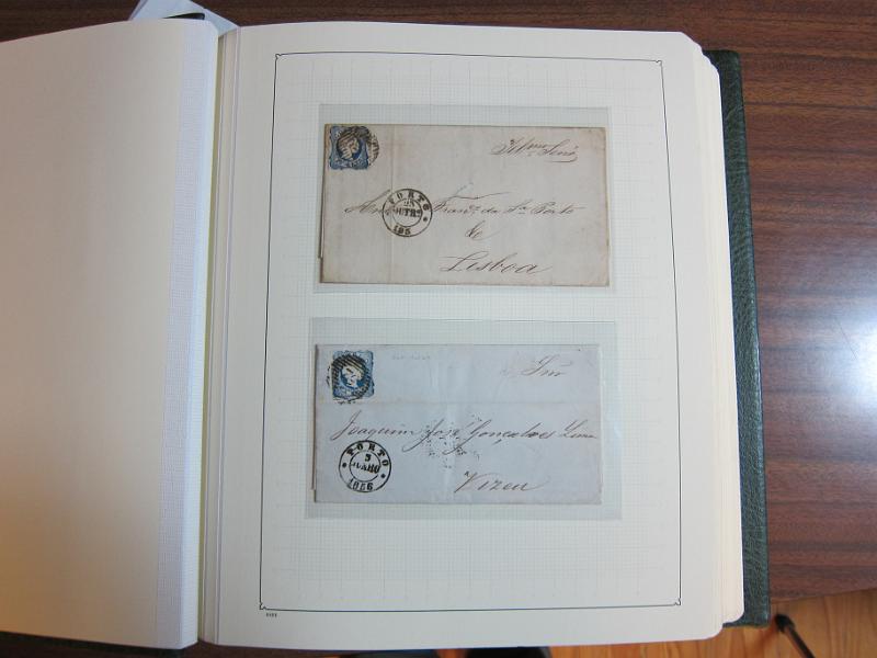 0014 (6).jpg -     Lote:    14      Marcofilia      Lotes Especiais       Descrição:      Portugal.   Colecção montada em dois álbuns com estudo especializado das marcas de duplo círculo e circulares do Porto, com selos de diversas emissões e cartas. Lote a ver.        Lote       Valor Base:     &euro; 1.500,00     Valor Venda:     &euro; 1.500,00     